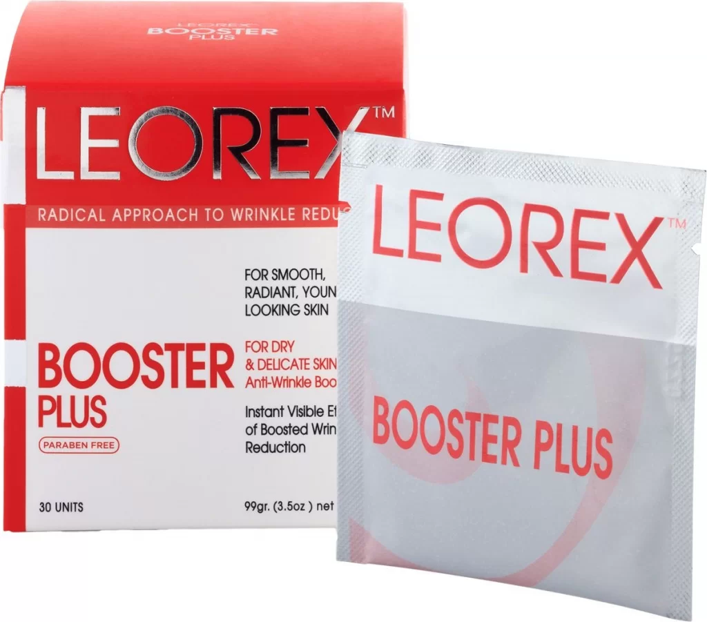 LeorexBooster plus омолаживающая маска от морщин, 10 пакетиков