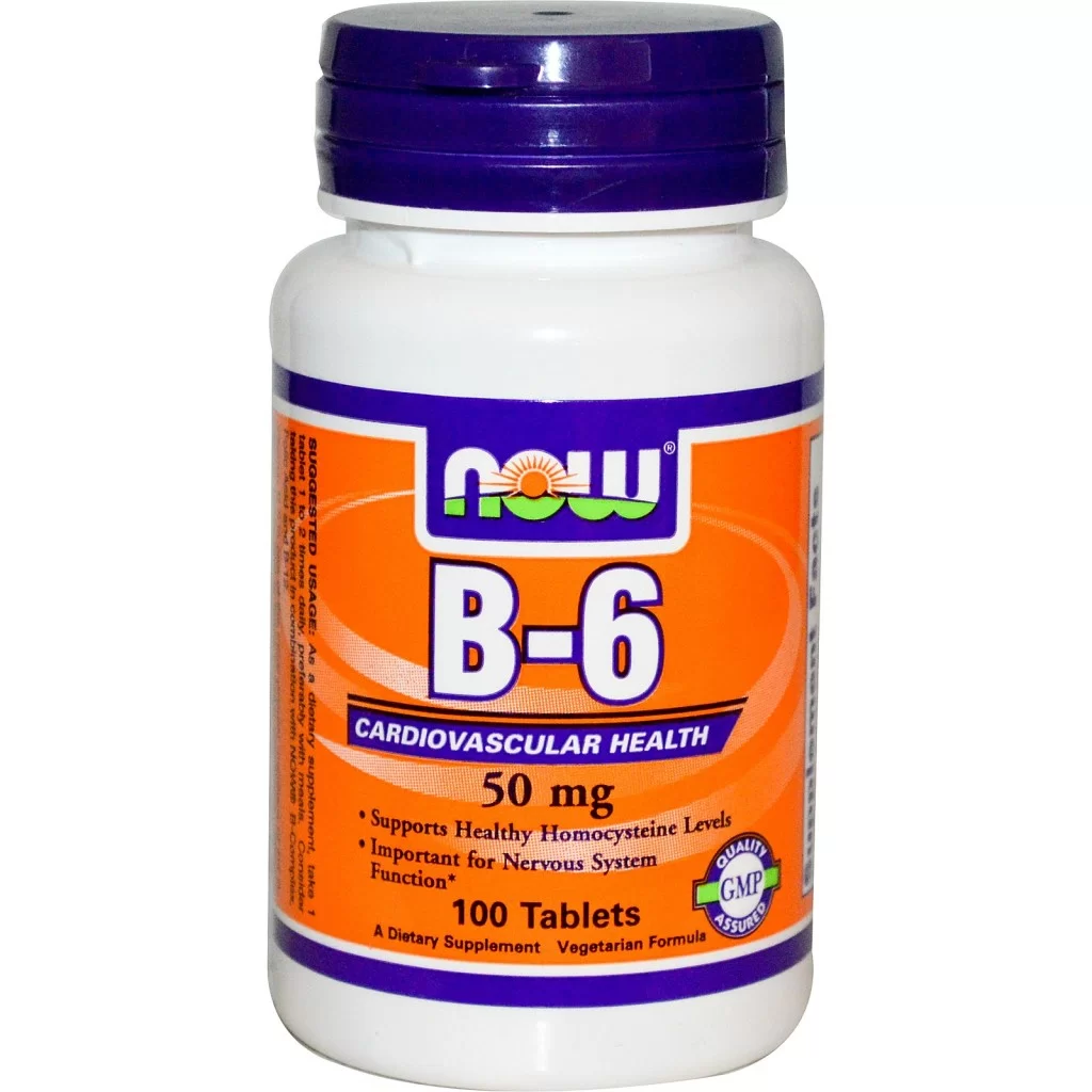 NOW Foods B-6 50 мг
