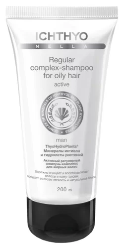 ICHTYONELLA Активный регулярный шампунь-комплекс для жирных волос для мужчин