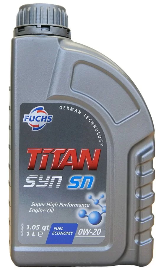 Моторное масло FUCHS Titan Syn SN 0W-20 1 л