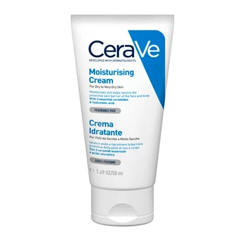 CeraVe Увлажняющий крем Для сухой и очень сухой кожи лица и тела