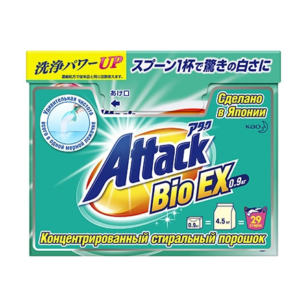 Attack «BioEX» концентрированный, 0,9 кг
