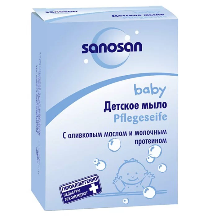 Увлажняющее мыло Sanosan.
