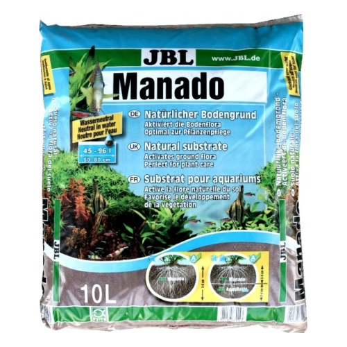 Питательный грунт JBL Manado, улучшающий качество воды и стимулирующий рост растений