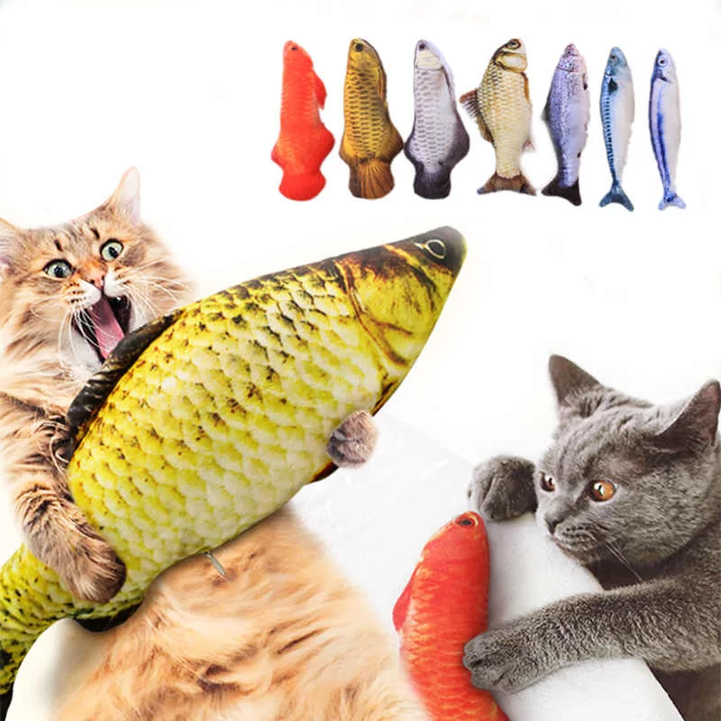 Мягкая Плюшевая креативная 3D игрушка Pet soft Catnip Toys