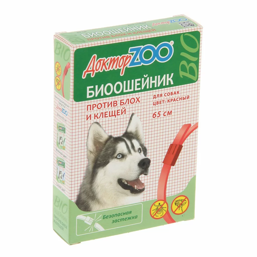 БИОошейник Доктор ZOO для собак, 65 см