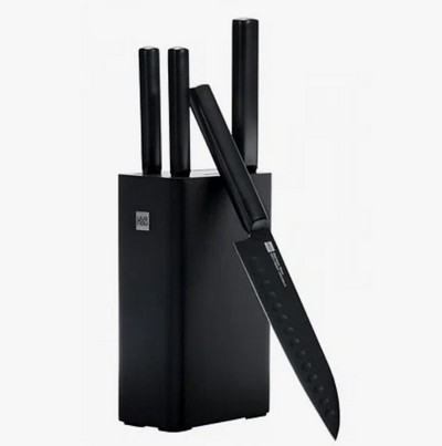Xiaomi Huo Hou Heat Cool Black Non-stick Knife Set 4 in 1
