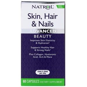 Natrol Добавка для здоровья кожи, волос и ногтей