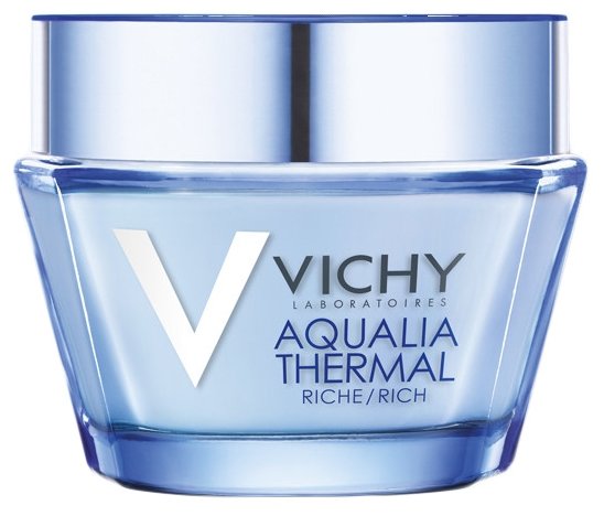 Vichy Aqualia Thermal Rich Cream Face Moisturizer with Hyaluronic Acid