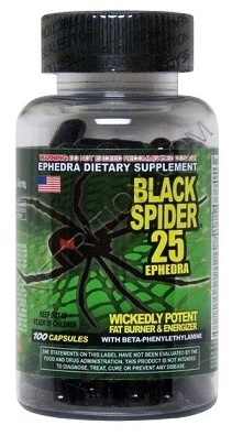 BLACK SPIDER 25 EPHEDRA