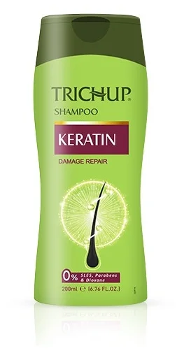 Trichup шампунь Keratin для поврежденных волос