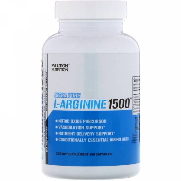 EVLution Nutrition L-аргинин 1500