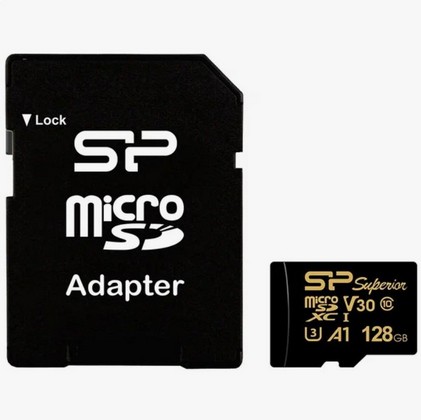 Silicon Power Superior Golden A1 microSDXC 128GB Class 10 UHS-I U3 A1