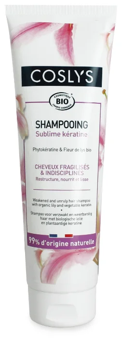 Coslys шампунь Sublime Keratine с растительным кератином для ослабленных и непослушных волос