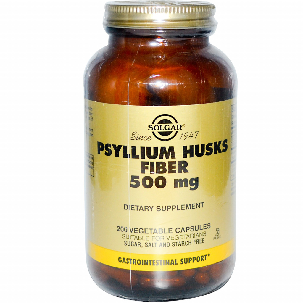 SOLGAR КЛЕТЧАТКА PSYLLIUM HUSKS FIBER КАПСУЛЫ