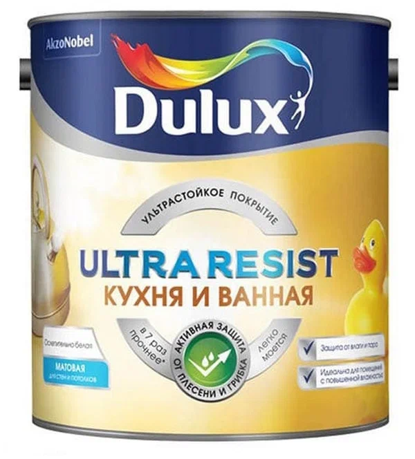 Dulux Ultra Resist Кухня и ванная влагостойкая