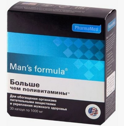 PharmaMed Man's Formula «Больше чем поливитамины»