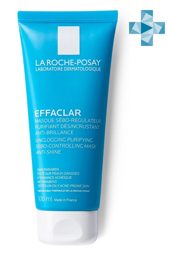 Очищающая матирующая маска Effaclar, La Roche-Posay