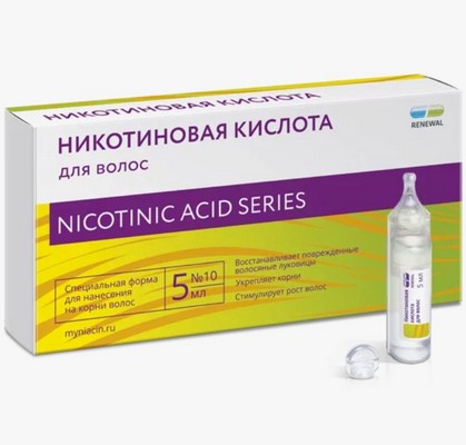 Никотиновая кислота для волос Renewal 5*10