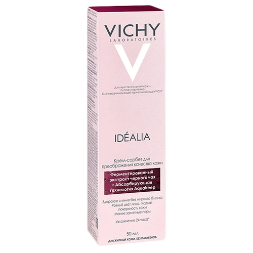 Vichy Idealia крем-сорбет для преображения качества кожи лица