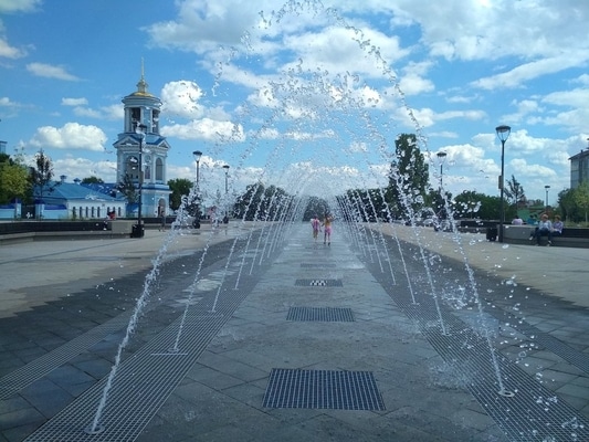 Фонтаны на Советской площади