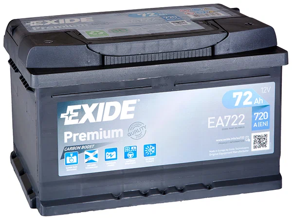 Exide Premium EA722