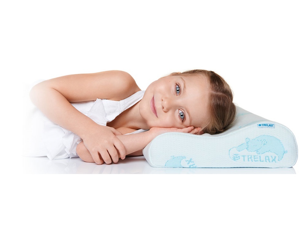 Подушка ортопедическая с эффектом памяти для детей от 3 лет TRELAX RESPECTA BABY арт. П35