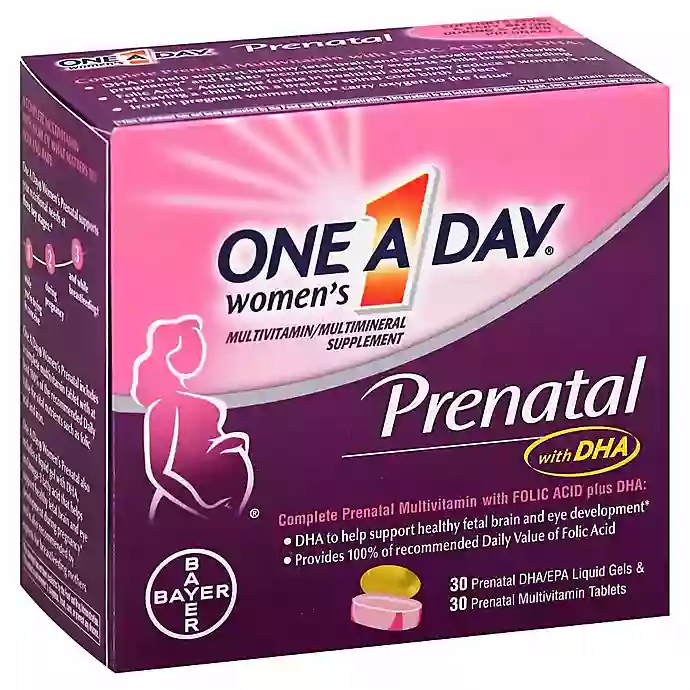 ONE-A-DAY, WOMEN'S PRENATAL, WITH DHA