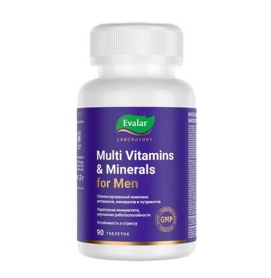 Evalar Laboratory мультивитамины и минералы для мужчин