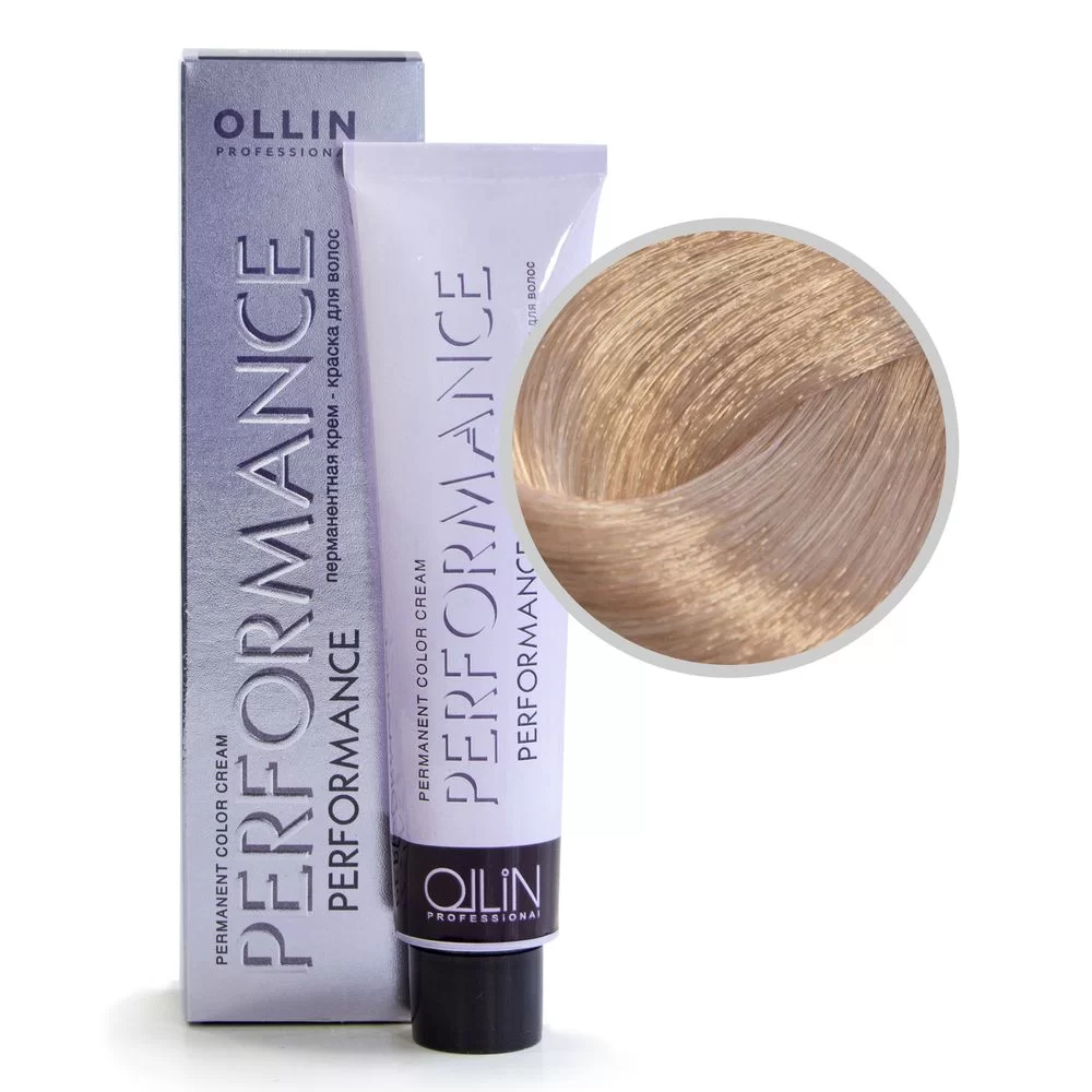 OLLIN Professional Performance перманентная крем-краска для волос 10/26 Светлый блондин розовый
