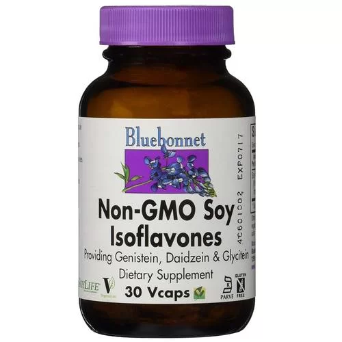 Bluebonnet Nutrition Изофлавоны сои без ГМО