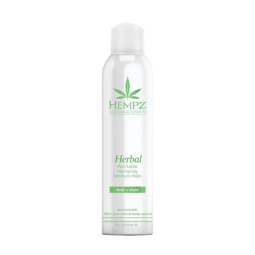 HEMPZ Лак растительный средней фиксации для волос Здоровые волосы Herbal Workable Hairspray