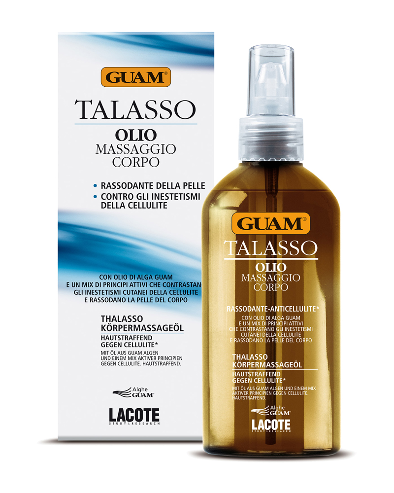 Guam масло Talasso для тела массажное подтягивающее антицеллюлитное