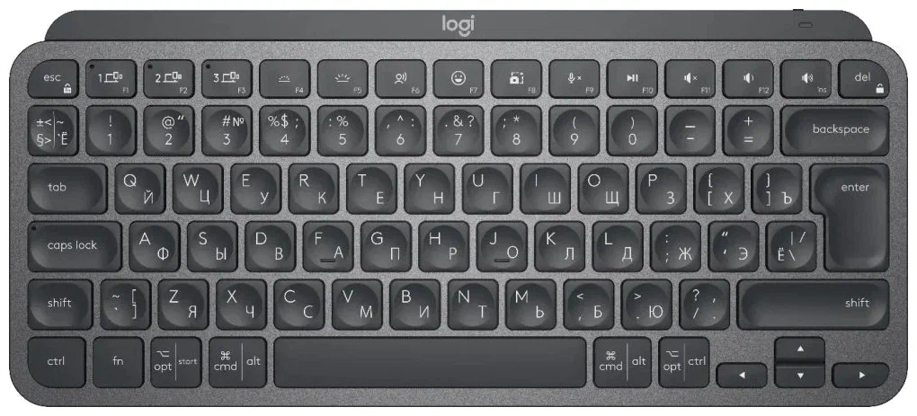 Logitech MX Keys Mini графит