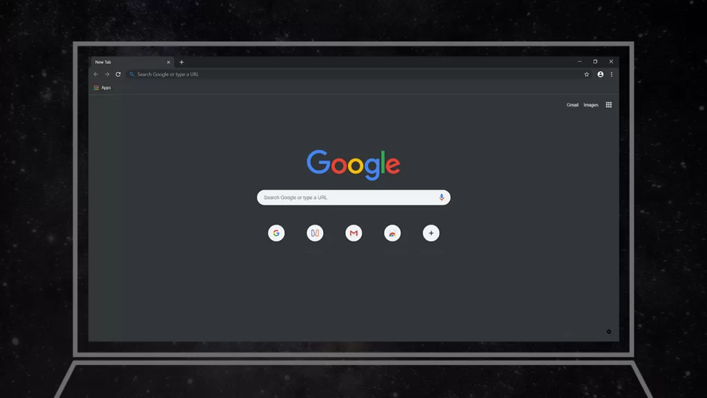  темная тема в браузере Chrome 