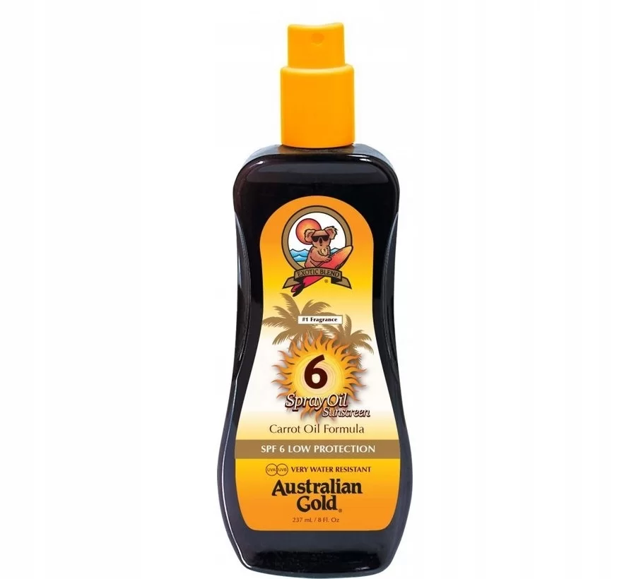 Australian Gold Масло-спрей для загара SPF 6 Spray Carrot Oil