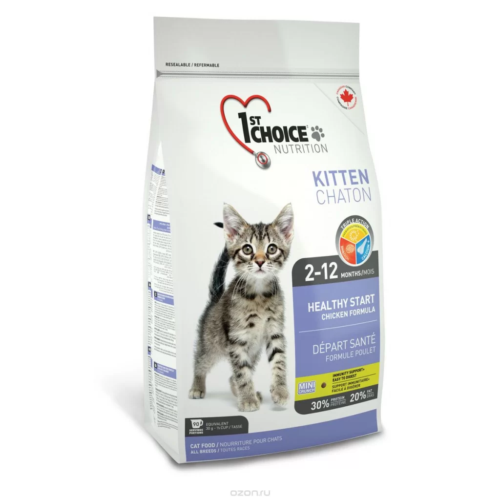 1st Choice Kitten Сухой корм для котят Здоровый старт, цыпленок