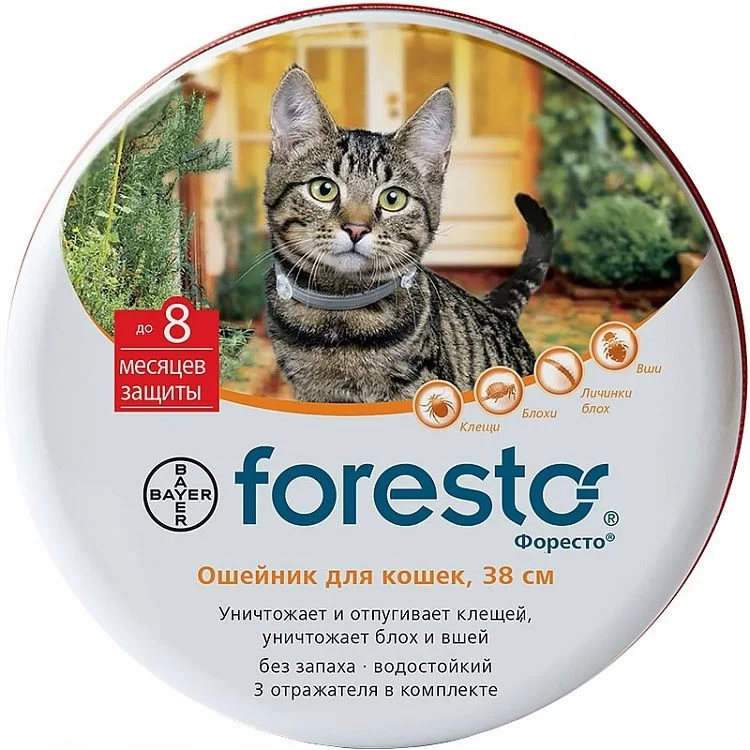 Форесто (Bayer) для кошек 38 см