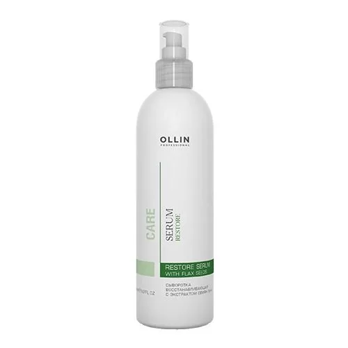 OLLIN Professional Care Сыворотка восстанавливающая с экстрактом семян льна для волос