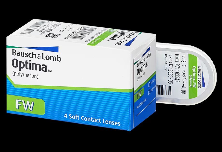 Bausch + Lomb контактные линзы Optima FW (4шт / 8.7 / -1.75)