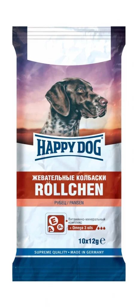 Happy Dog Жевательные колбаски с рубцом