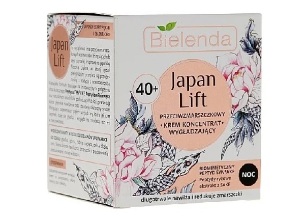Разглаживающий ночной крем против морщин Bielenda Japan Lift 40+