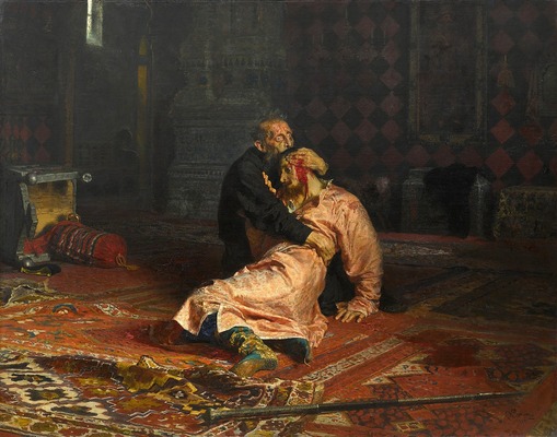 «Иван Грозный и сын его Иван 16 ноября 1581 года», И.Е. Репин