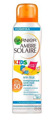 GARNIER Ambre Solaire Анти-Песок Эксперт Защита SPF 50