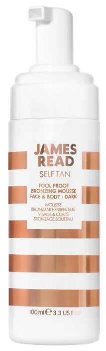 Мусс для автозагара JAMES READ Fool Proof Bronzing Mousse Face & Body Dark