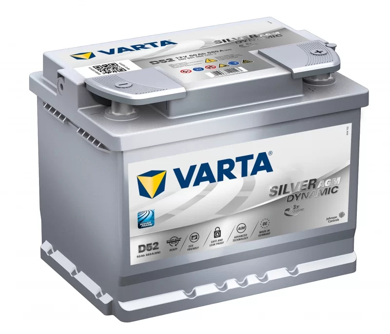VARTA D52 Silver Dynamic AGM