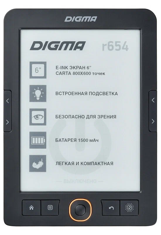 DIGMA R654E-INK, 4 ГБ, ГРАФИТ