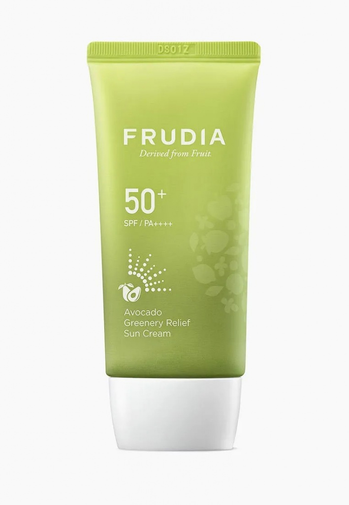 Крем солнцезащитный восстанавливающий с авокадо FRUDIA SPF50 + PA ++++