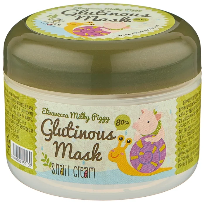 Elizavecca Milky Piggy Glutinous 80% Mask Snail Cream