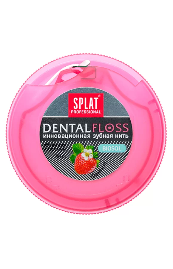Зубная нить Splat "Dental Floss" с ароматом клубники